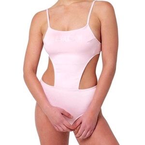 Juicy Couture One Piece Swimsuit Light Pink Size Large - NWT